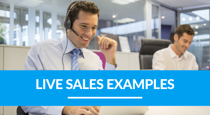 Live Sales Examples